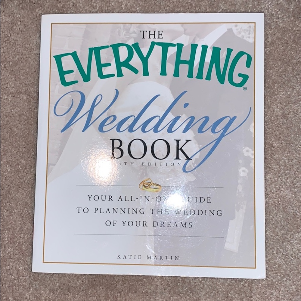 Wedding planning book